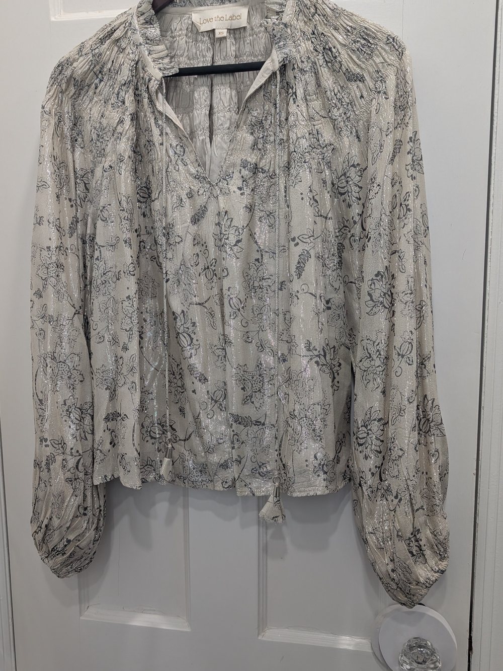 Love the Label Peasant Top